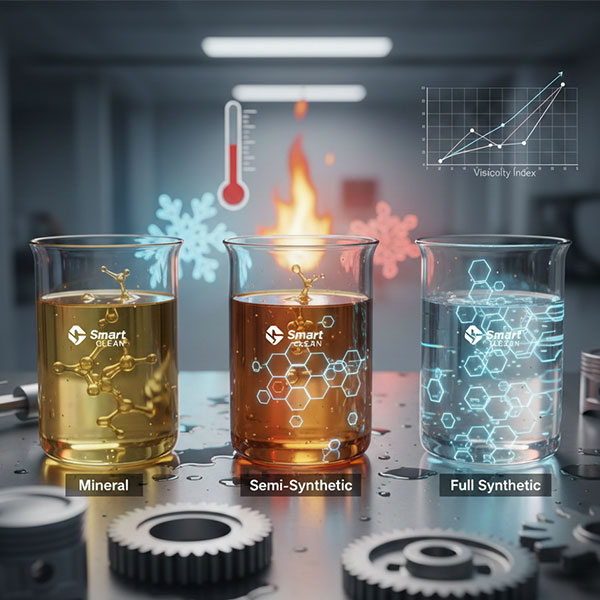 تفاوت روغن‌های پایه معدنی، سنتتیک و نیمه‌سنتتیک