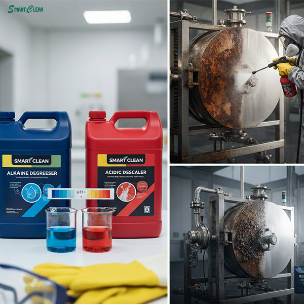 شوینده‌های قلیایی و اسیدی